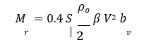 Aerodynamic equation